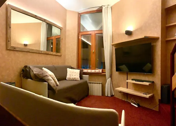 公寓 The Nest Alpine Loft Ski-in Ski-out 布勒伊-切尔维尼亚